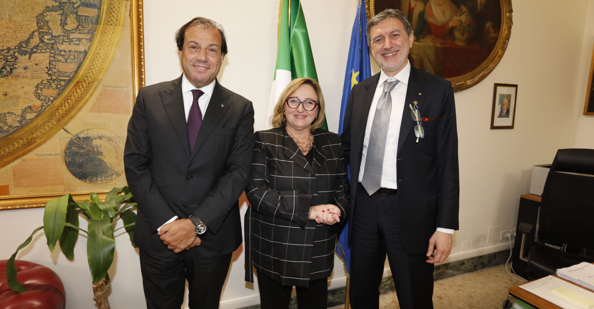 Il Presidente Marsilio al MEF per incontro con il vice Ministro Leo e il Sottosegretario Albano