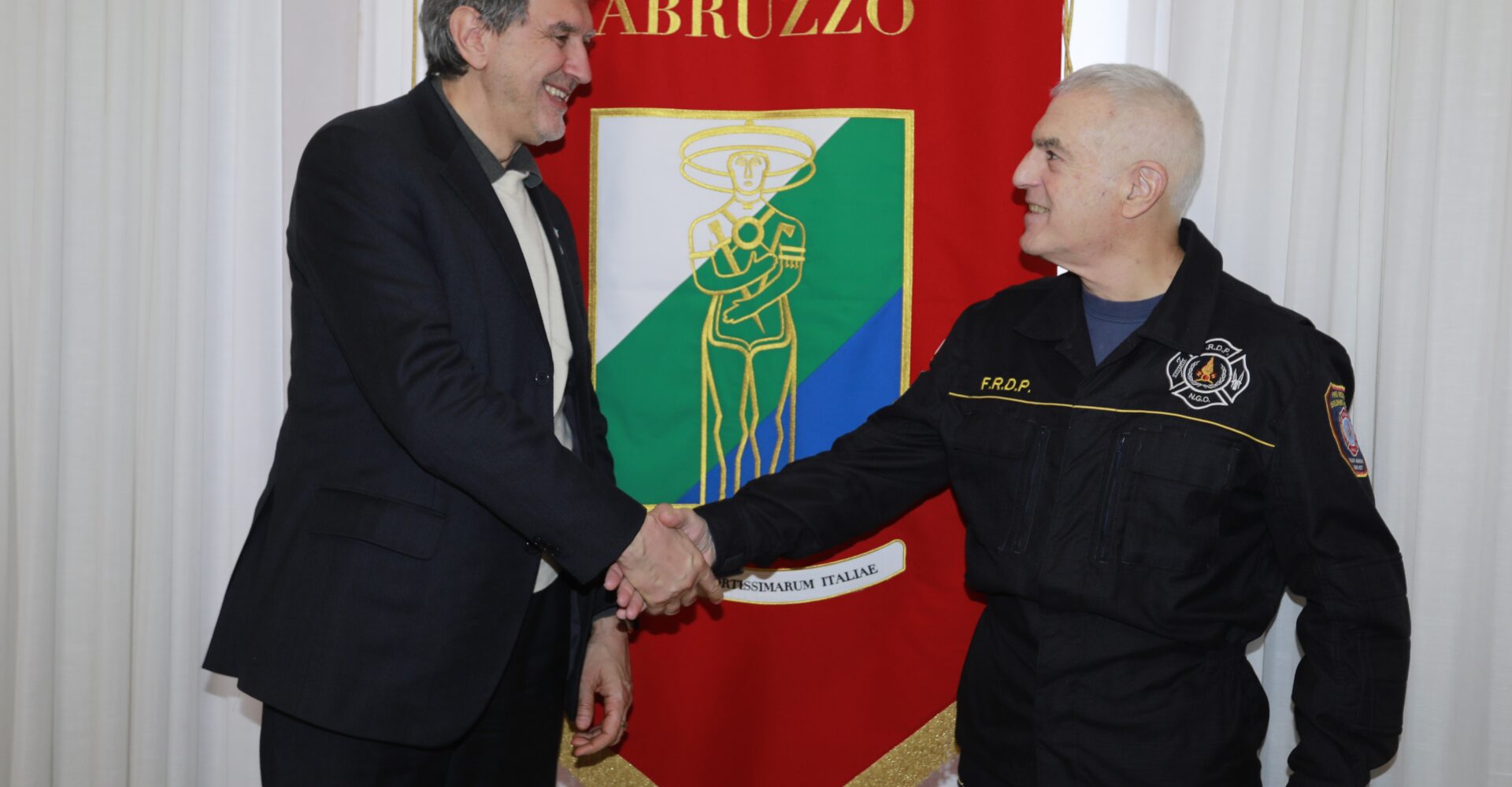 Marsilio incontra il comandante del FRDP Robert Triozzi