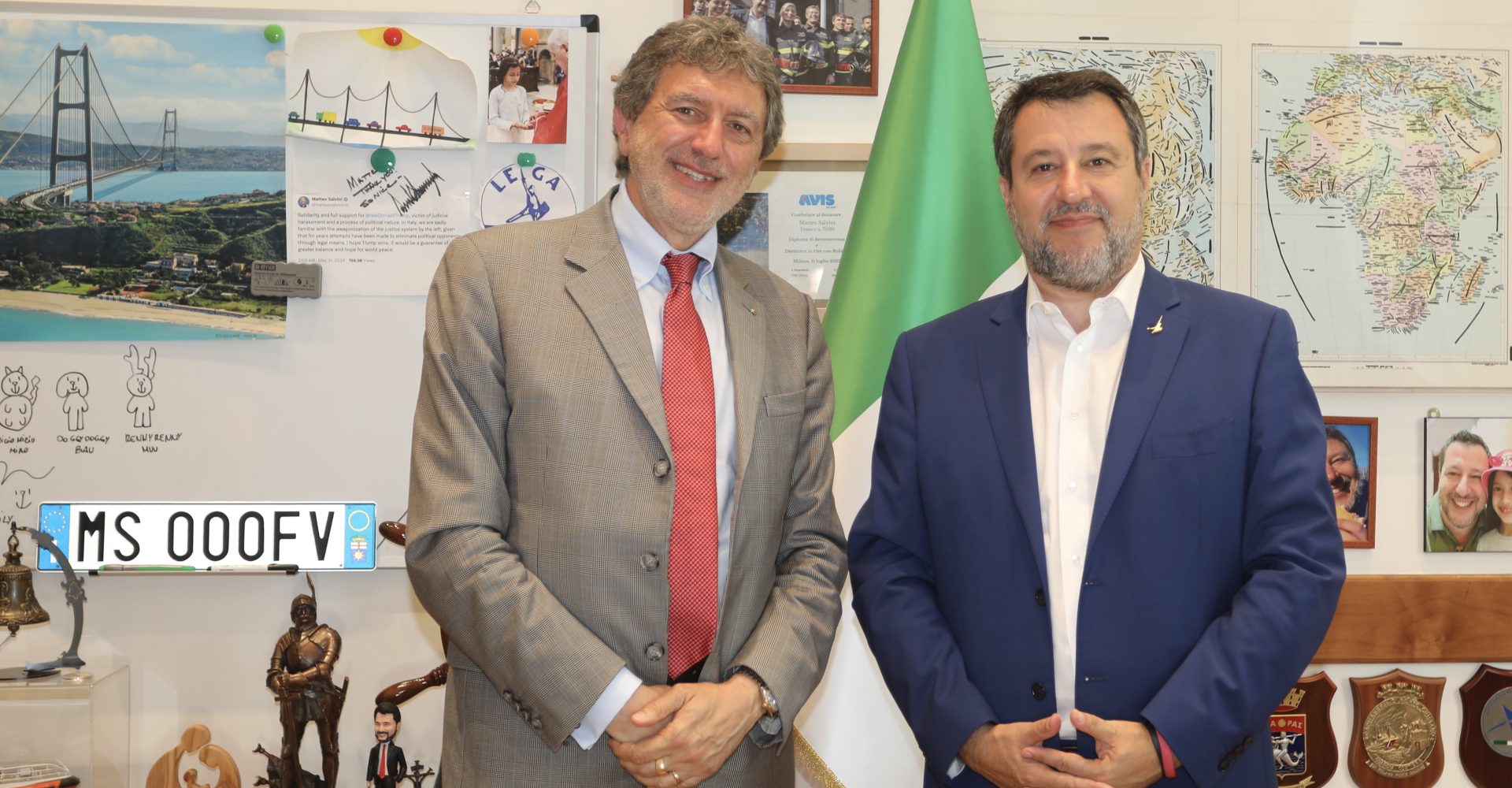 Incontro Marsilio Salvini