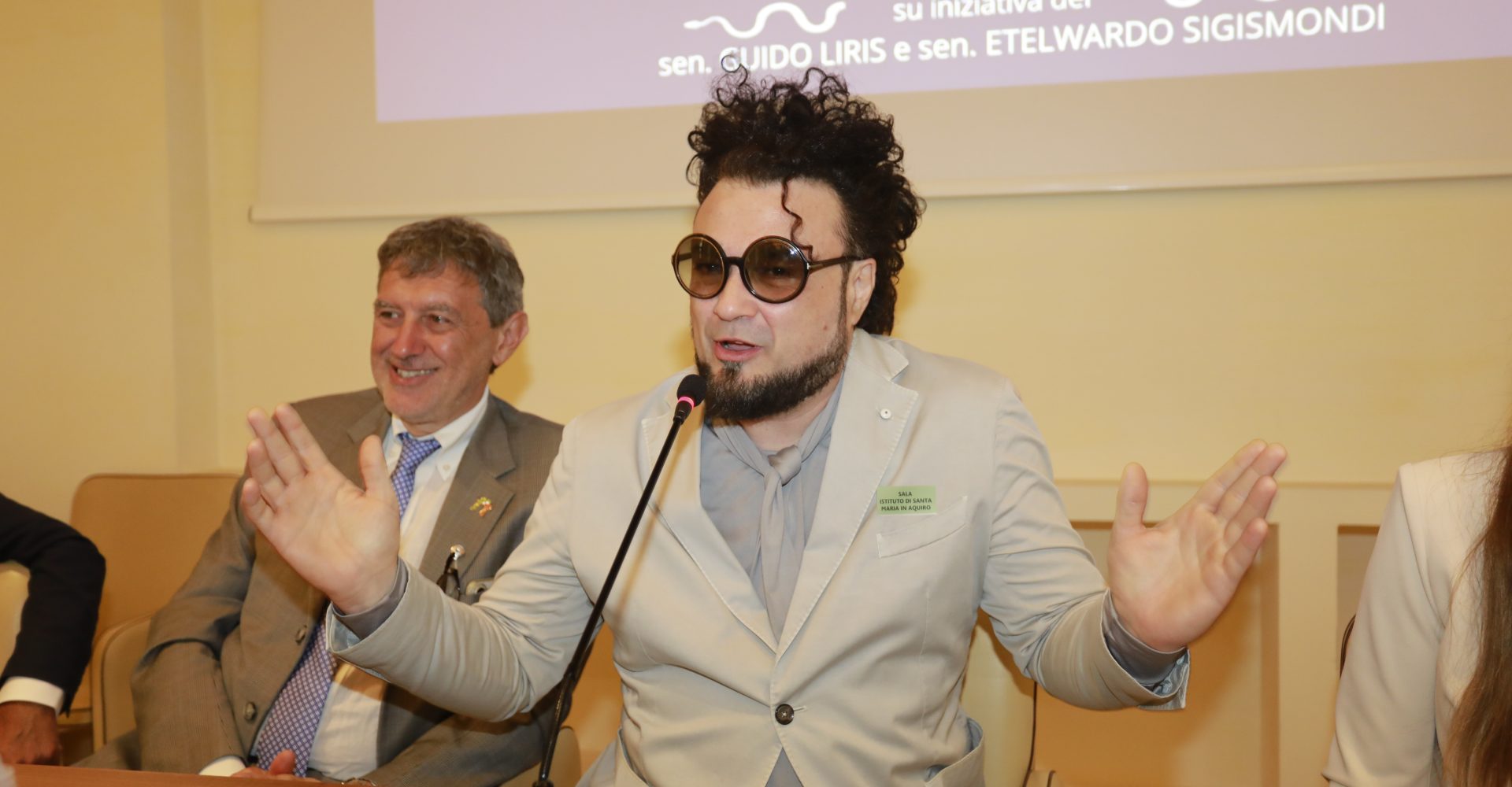 Il Maestro Melozzi con Il Presidente Marsilio
